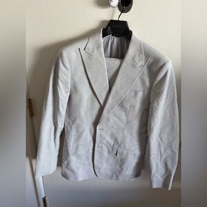 Express Slim Fit Suit in Light Gray